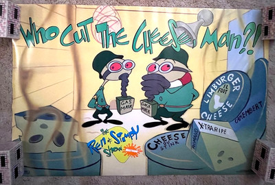 Ren & Stimpy ''Who Cut the Cheese?'' 1992 TV Series Poster 21x32 Nickelodeon RLD