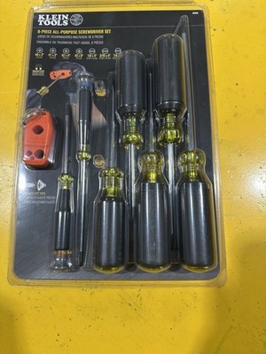 Klein Tools 85808 All-Purpose 8 Piece Screwdriver Set