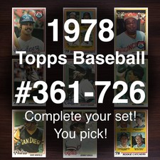 1978 Topps Baseball Cards 2