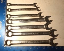 Craftsman Usa Combination Wrench Lot Sae Vintage