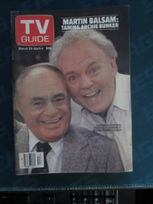 TV Guide March 1980 Carroll O'Connor Balsam Archie Bunker RARE Canada No Label