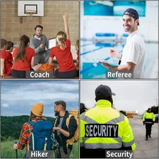 Whistle，3 Pack Durable Plastic Whistles with Lanyards – Loud Crisp Sound for ...