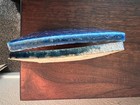 Set of Two 1981 Art Pottery Tiles 4.5" Square Deep Blue (gr) — photo 4