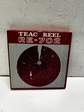 Teac RE-702 Plastic Audio Professional 1/4 Tape 7 in Reel Box Japan Recording