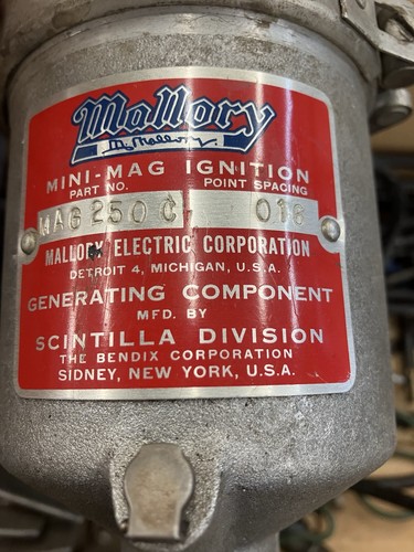 Mallory Mini Mag 250C Oldsmobile 303 324 Olds?? Ignition Distributor