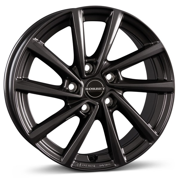 Borbet Felgen V 7.0X18 ET52 5X112 ANT FüR VW E-Golf Golf Jetta Touran-image