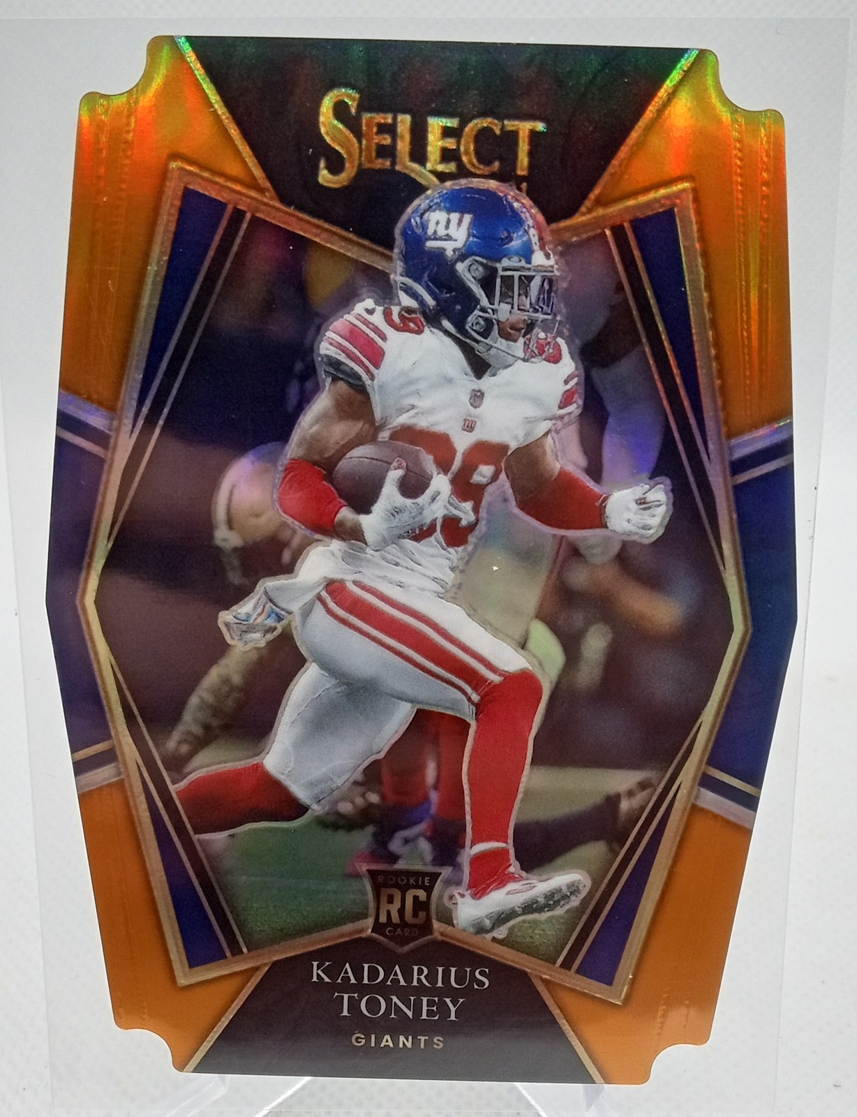 2021 Panini Select #152 Kadarius Toney Orange Prizm Die Cut #/249 Rookie