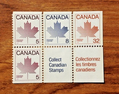 Canada Maple Leaf 1970's MH Stamps + Promo Labels – 5c 8c 32c . Free UK P&P - Image 1 of 3