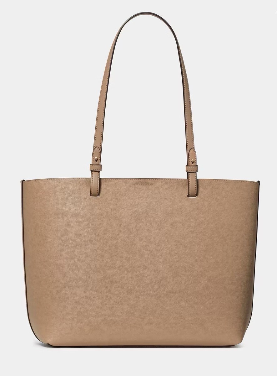 New KATE SPADE Tessa Leather Tote Shoulder Bag w/ Zip Pouch Charm