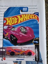 2025 Hot Wheels Power Rocket X-Racers 8/10 Pink