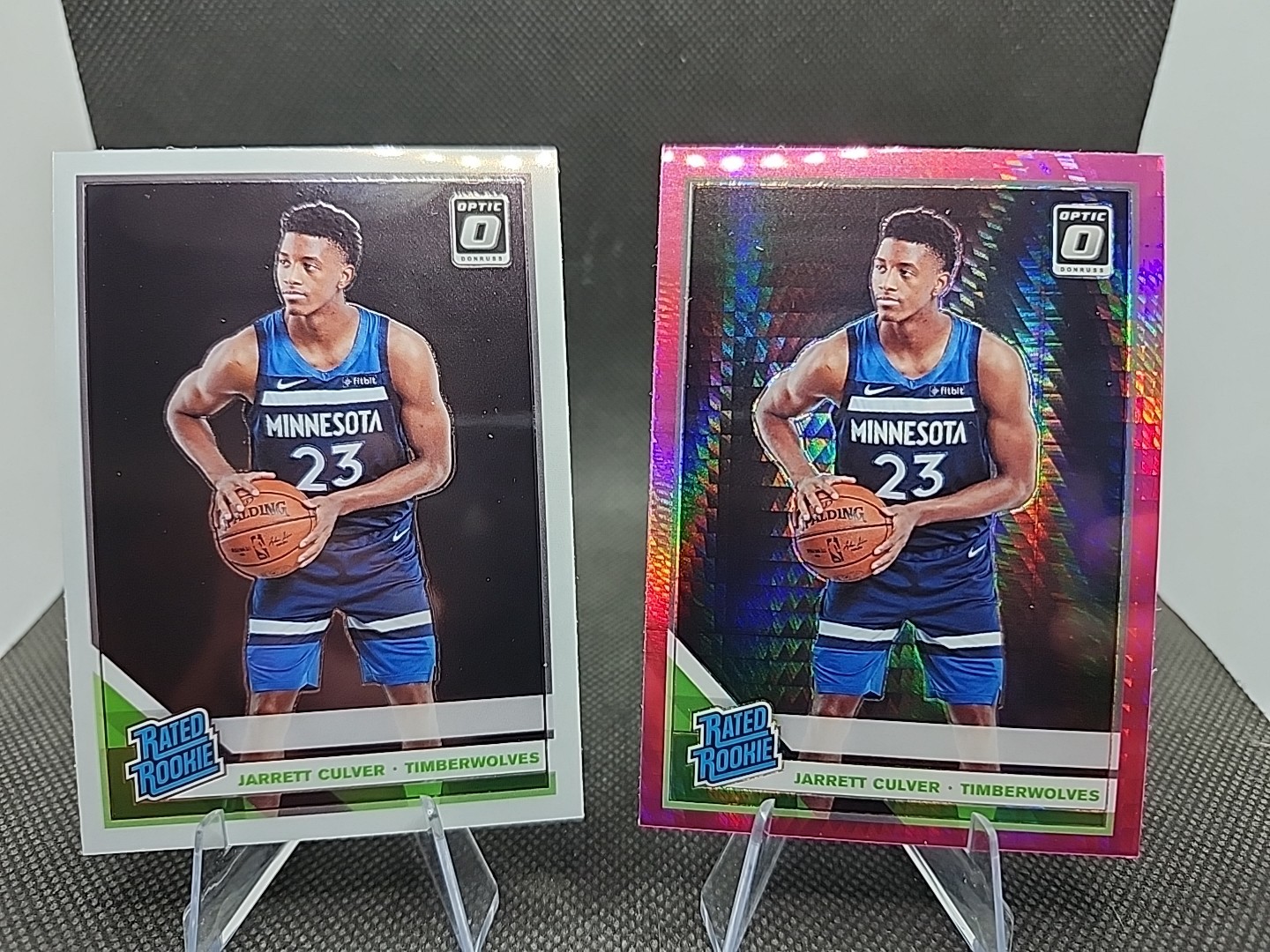 2019-20 Donruss Optic Hyper Pink #160 Jarrett Culver RR