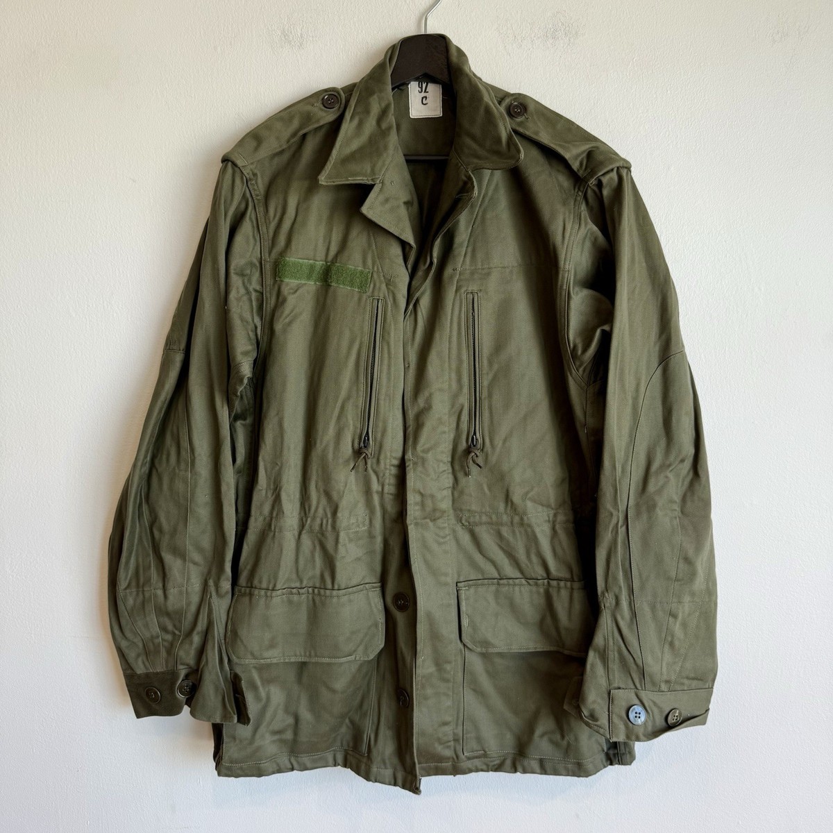 ジャケット・アウター dead!1960s french military work jacket Vintage 1960s French Army Deadstock Felin Field Jacket Dated 1968