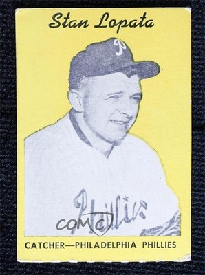 1958 Hires Root Beer Test Stan Lopata 13in
