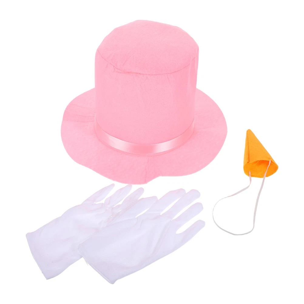 Costume Pupazzo Di Neve Per Bambini - Carnevale, Natale, Halloween, Morbido E Comodo, Con Sciarpa