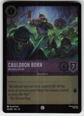 GGC - 12 Cold Foil Cauldron Born - Mindless Horde 39/204 Common Whispers in the
