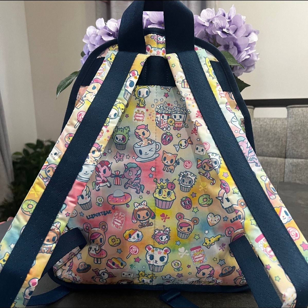 LeSportsac Tokidoki Donutella Rucksack Backpack Bag NWT Pink