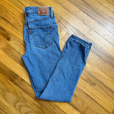 Levi's Mid Rise Skinny Size 8M 29x30 Blue Jeans Women's Casual