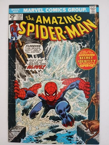 The Amazing Spider-Man #151 NM 9.4 (Marvel 1975) Classic John Romita Sr. cover