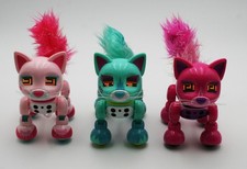 2016 Zoomer Meowzies Pink CHIC  RUNWAY  Teal LUX Interactive Cat Robot Works
