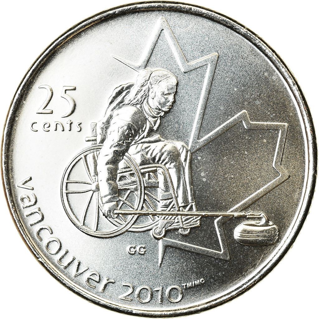 Buy Canada - 25 Cents Coin - Nickel plated steel - Curling - KM