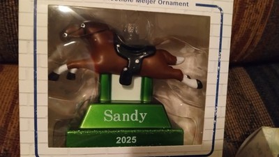NEW 2025 Meijer Collectible Christmas Ornament SANDY Exclusive in Box FAST SHIP