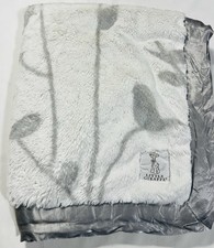 Little Giraffe Luxe Birdsong Blanket Little Giraffe Baby Blanket White / GREY EC