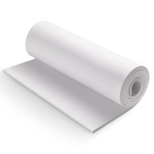 White Eva Foam Cosplay Sheets roll,Premium eva Foam 5mm Thick,59" x 13.9", Hi...