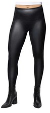 Jane And Bleecker Ladies Faux Leather Legging, Black, Size L