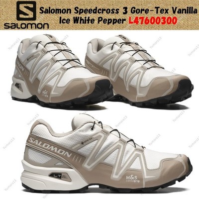 Salomon Speedcross 3 Gore-Tex Vanilla Ice White Pepper L47600300 Herren Gr.