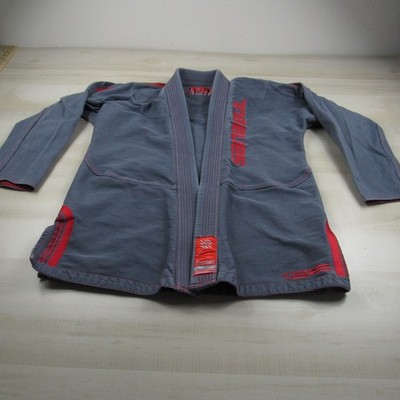 Sanabul Jiu Jitsu Gi Shirt Mens Size A2 Gray Red Core BJJ Martial Arts MMA