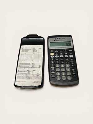 Texas Instruments BA II Plus Financial Business Analyst Calculator with Cover