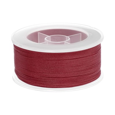 0.02 Inch x 109 Yards Nylon String Bracelet String Braided Nylon Thread Date Red