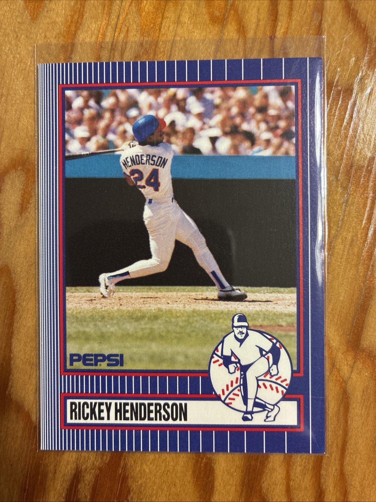 1991 Pepsi Rickey Henderson - Rickey Henderson #6