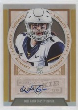 2019 Panini Legacy Premium Edition Penmanship Gold Prizm /50 Will Grier Auto 1ut