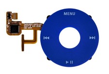 Blue Click Wheel Flex for iPod Classic Video 5th and 5.5 gen 30gb 60gb 80gb