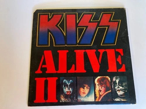 Kiss Alive II LP 1st press with Evolution of Kiss insert