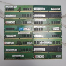 BULK LOT OF 16 8GB DDR4 Desktop RAM SAMSUNG, HYNIX etc. Mix Speed/Model