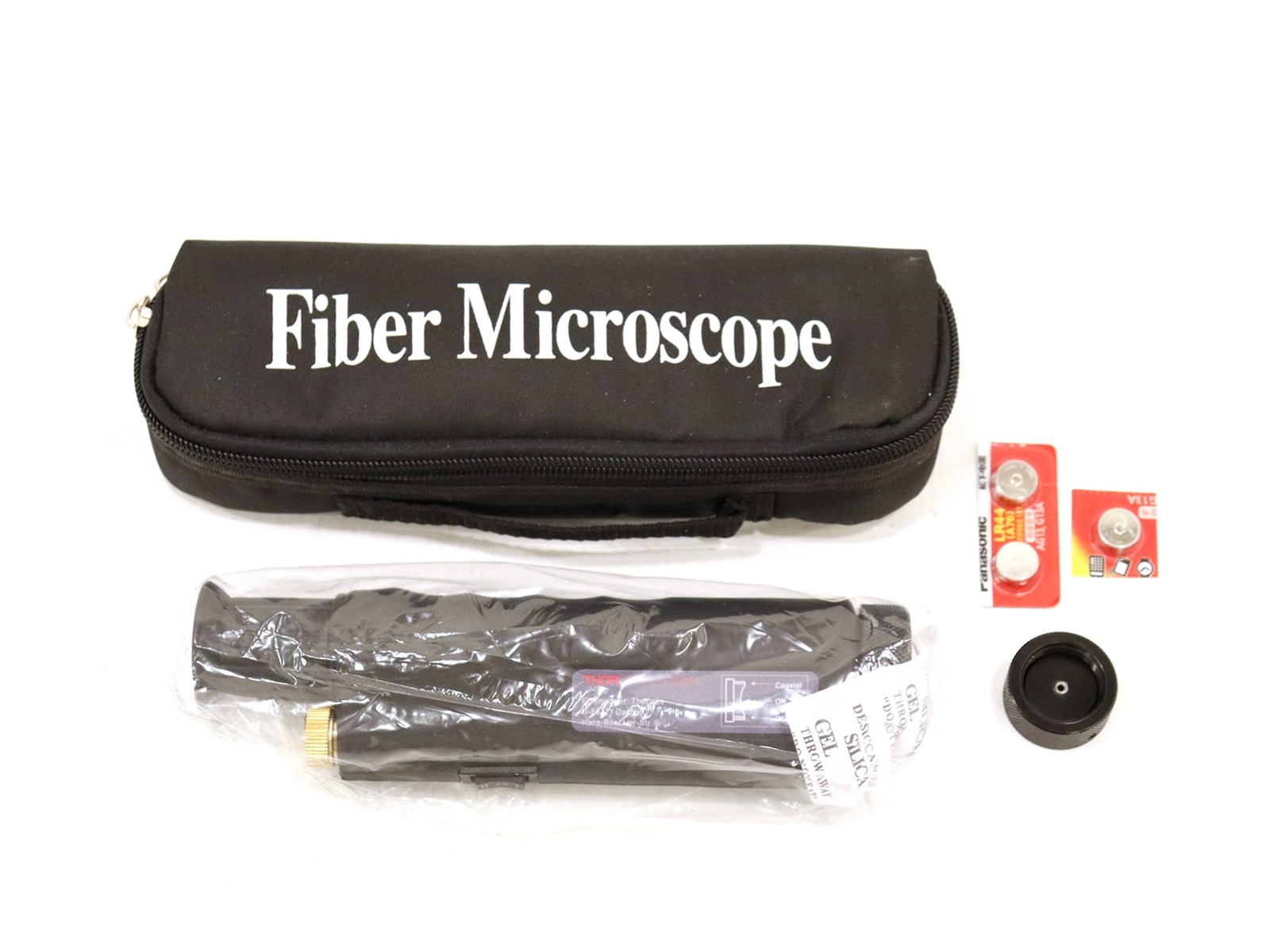 ThorLabs FS201 200x Fiber Microscope Inspection Scope w/ 2.5mm & 1.25mm adapters