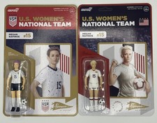 USWNT USA US Soccer Megan Rapinoe #15 Action Figure Set Of 2 Wave 1 & 2 Super7