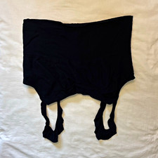 Abercrombie Fitch Black Ruched Smocked Bralette Bra Wireless Pullover L D