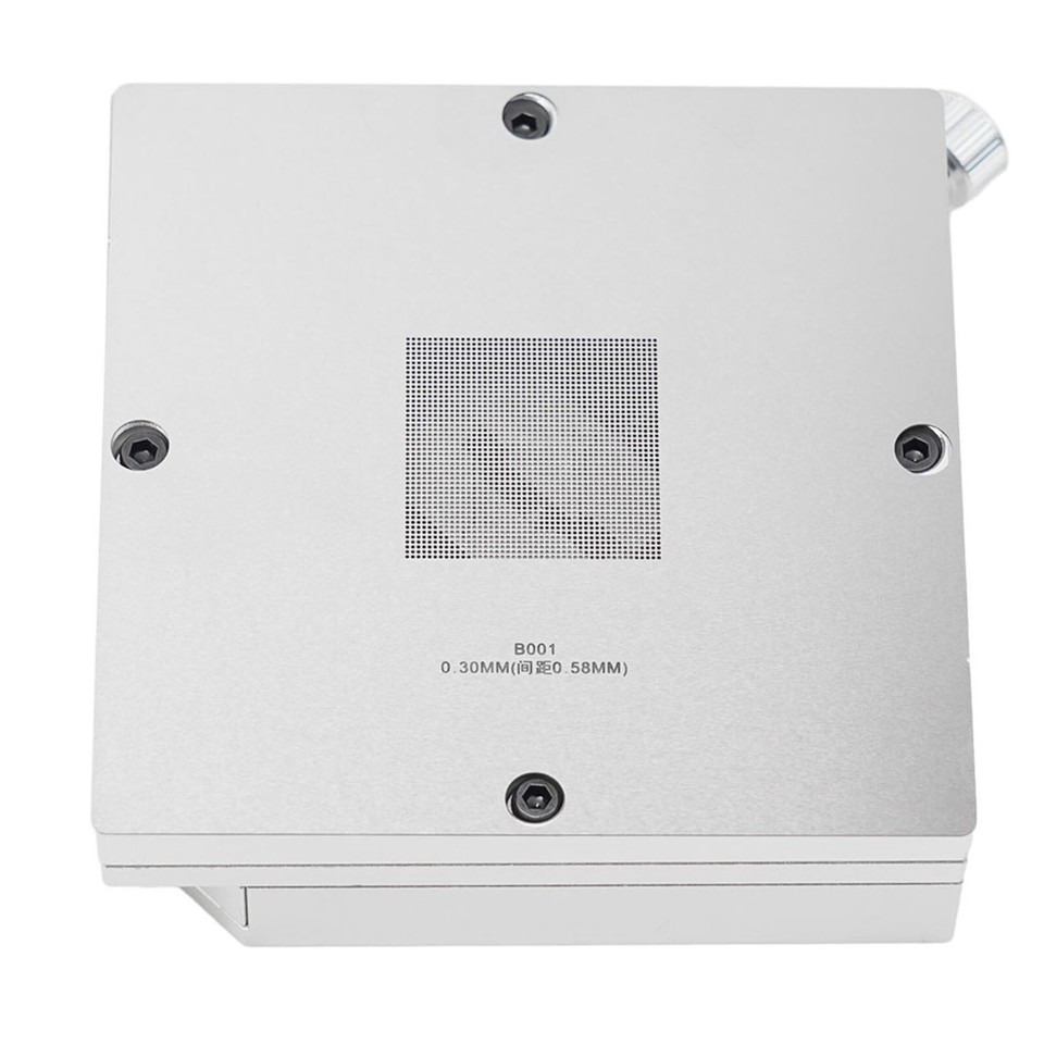 Upgrade Your Reballing Kit with 90mm Silver Fixture Jig and 10PCS