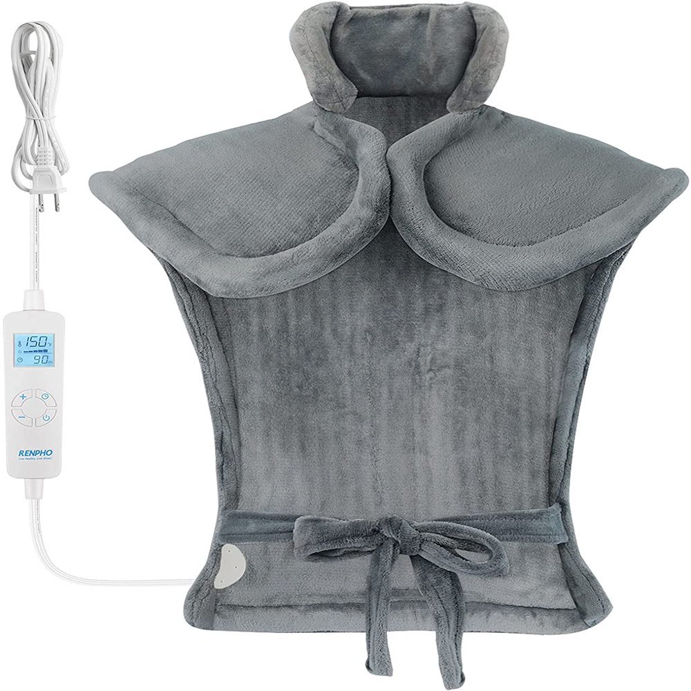 Weighted Heating Pad for Pain Relief, FSA HSA Eligible, 24"X33", Gray eBay