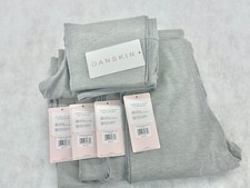 Danskin Leggings Heather Sculpt Ankle Light Grey Yoga Athletic Pants Women S-XL