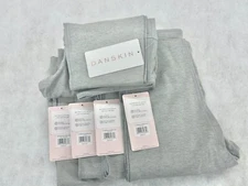 Danskin Leggings Heather Sculpt Ankle Light Grey Yoga Athletic Pants Women S-XL