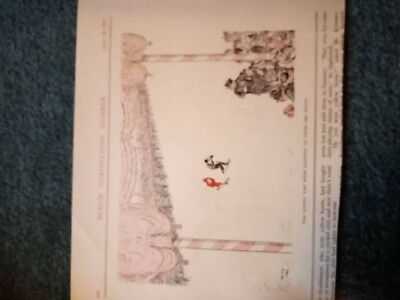 Gdn5 Ephemera 1937 punch cartoon coronation crossing the route 