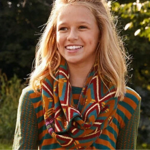 NWT Girl's Matilda Jane Tween Fall Feels Infinity Scarf One Size - Picture 2 of 2