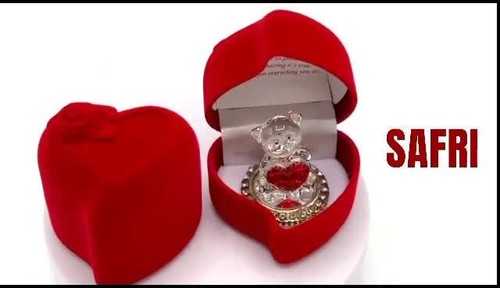 Ideales Geschenk Teddybär rote Rosenbox Müttertag Mama Mama Geburtstagsgeschenk - Video 1 von 1