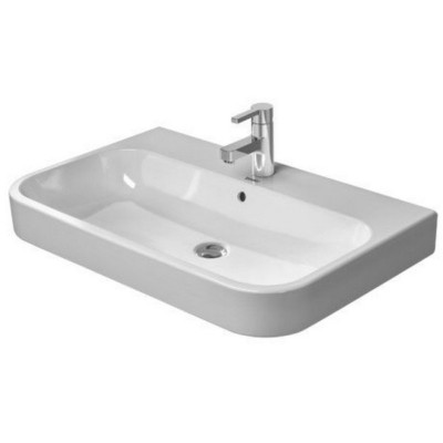 Duravit Happy D.2 39-3/8 x 19-7/8'' White Bathroom Sink 1 Hole - 2318100000