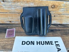 Don Hume D425 100B Black Leather Carrier for 21" Baton / Magazine 1 3/4" Slot