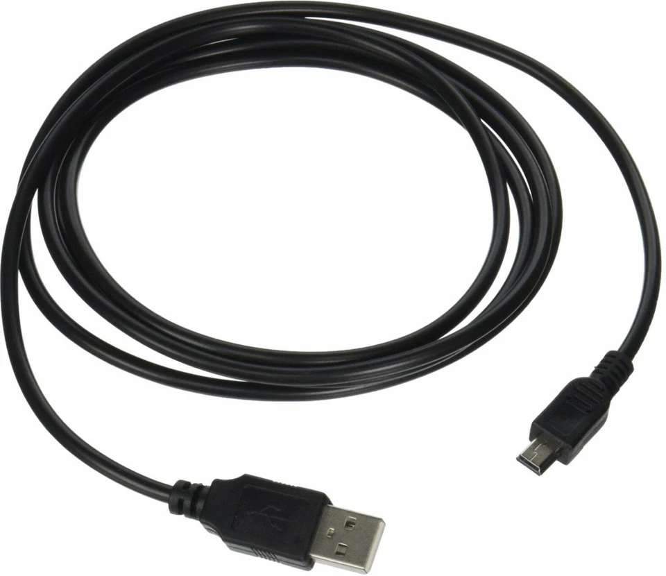 🔥x3 LOTE 6 PIES USB 2.0 A macho a Mini-B 5 pines sincronización de datos cable de carga GPS cable de cámara Foto 2 de 4